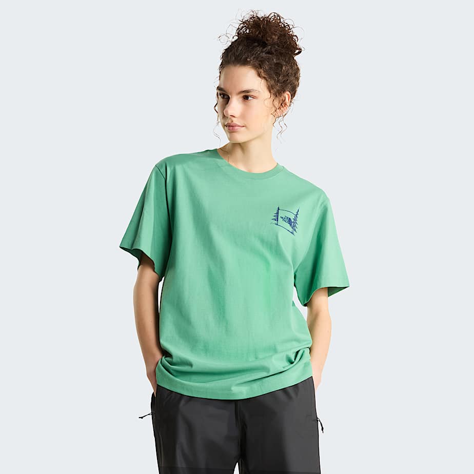 Tshirt dcontract graphique Camping unisexe TNF Dimmed Algae ALT10