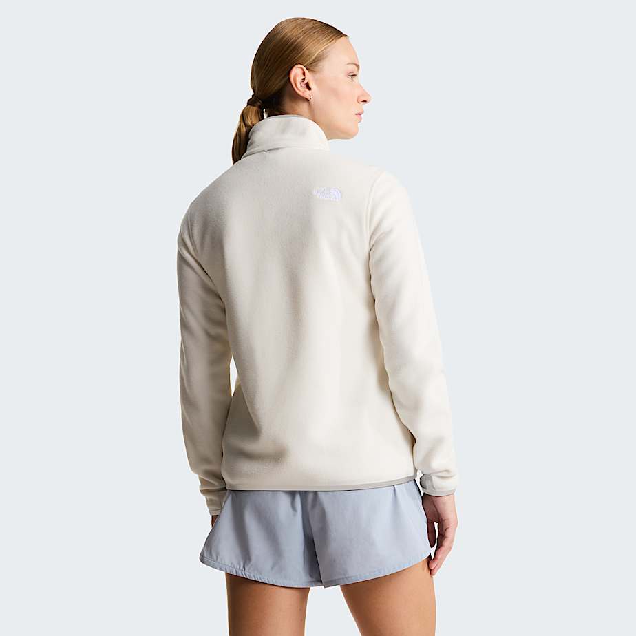 Womens Glacier Fleece TNF White Dune ALT2