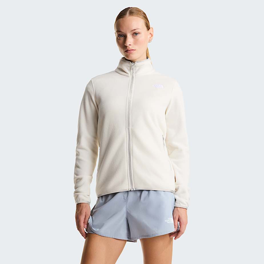 Womens Glacier Fleece TNF White Dune HERO
