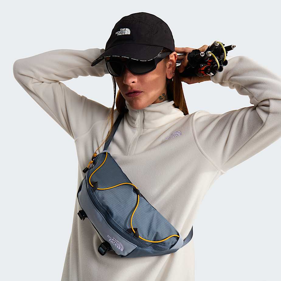 Glacierfleece met kwartrits voor dames TNF White Dune ALT5