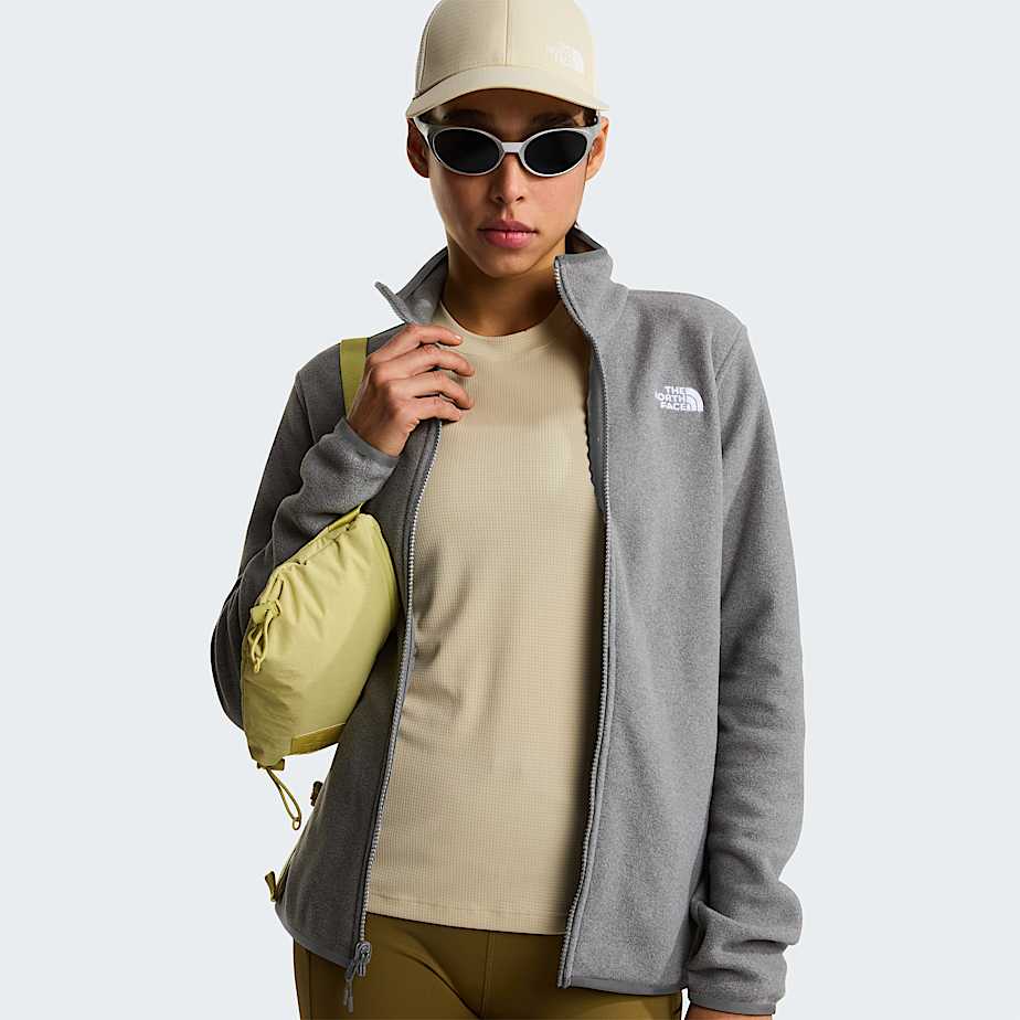 Glacierfleece voor dames TNF TNF Mid Grey Heather ALT7