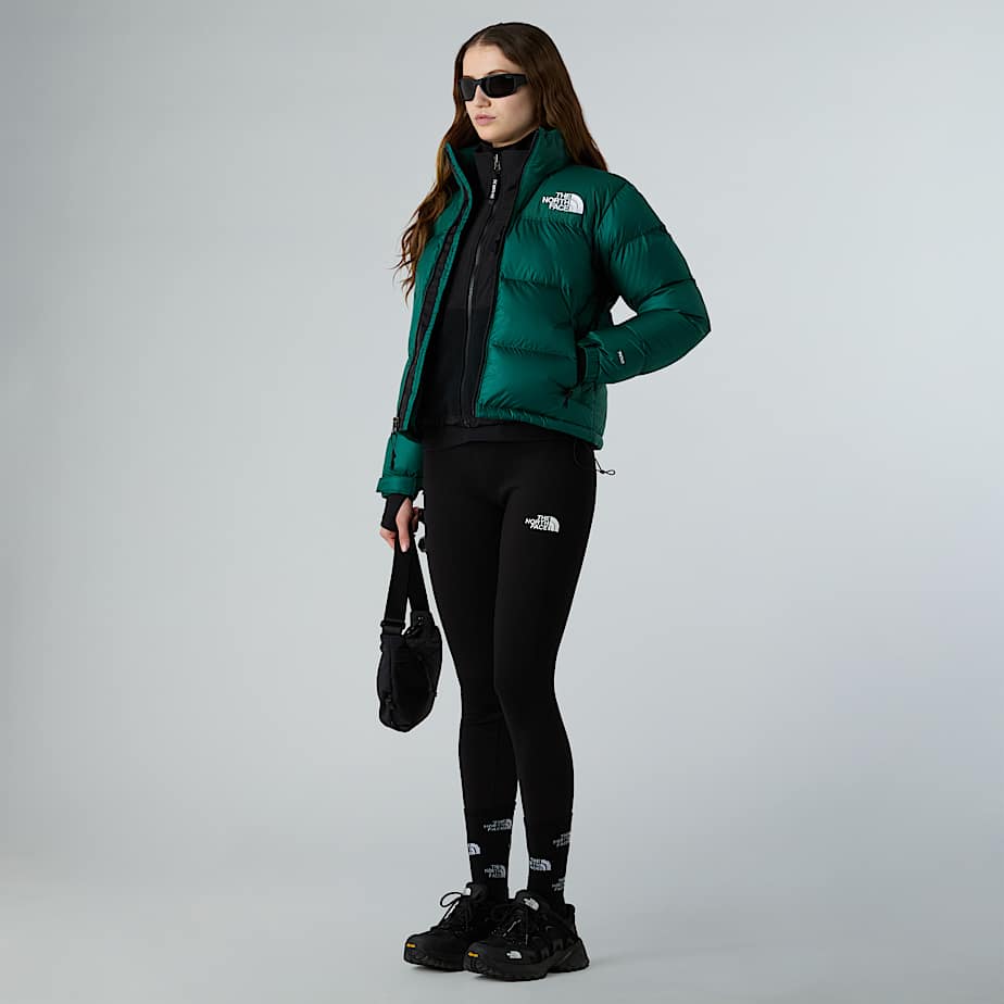 1996 Retro Nuptse Jacke fr Damen TNF Hunter Green ALT5