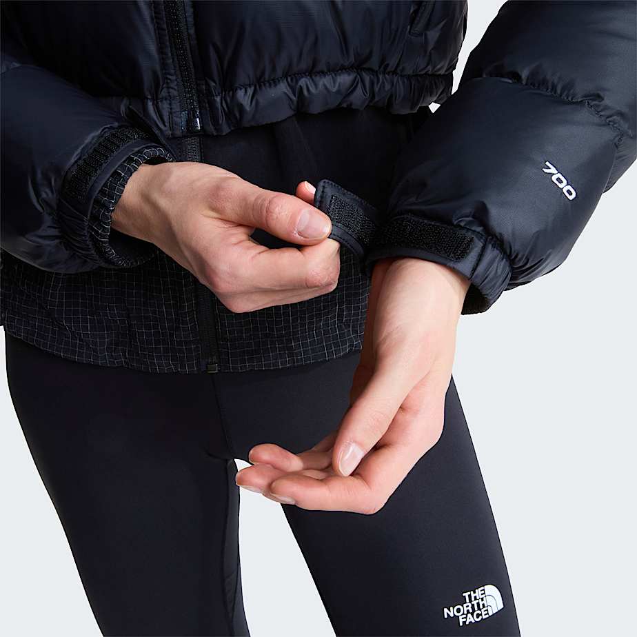 Nuptse kurze Jacke fr Damen TNF TNF BlackTNF BlackRecycled Down ALT8
