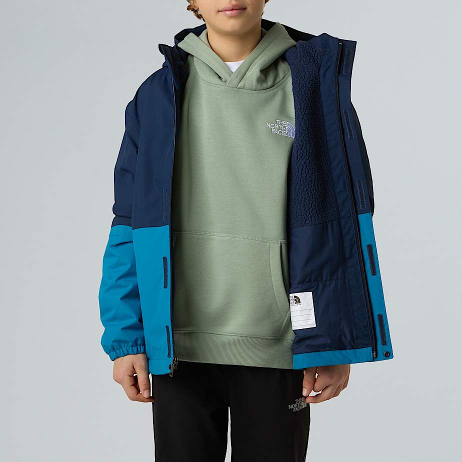 Giacca da pioggia Warm Antora da ragazzo TNF Summit NavyDusk Blue ALT10