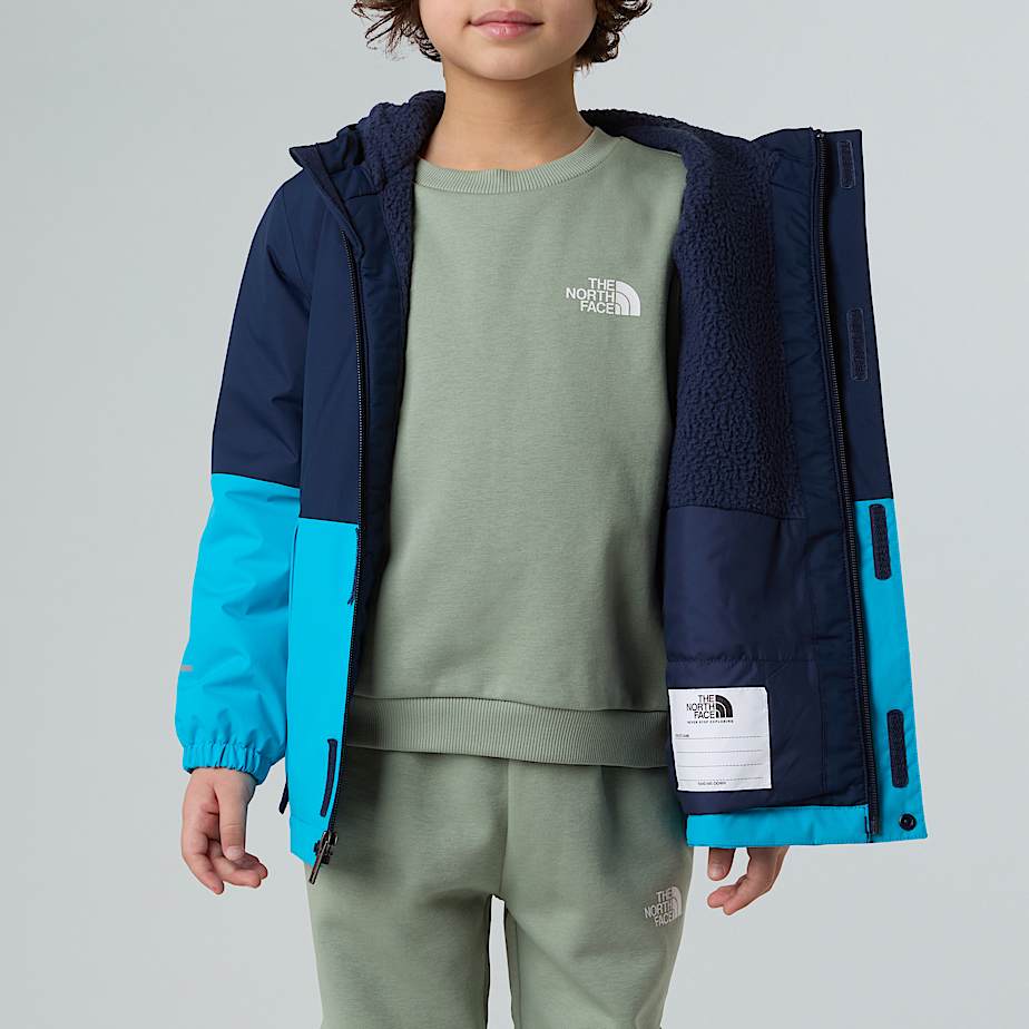 Antora warme Regenjacke fr Kinder TNF Summit NavyMeridian Blue ALT13