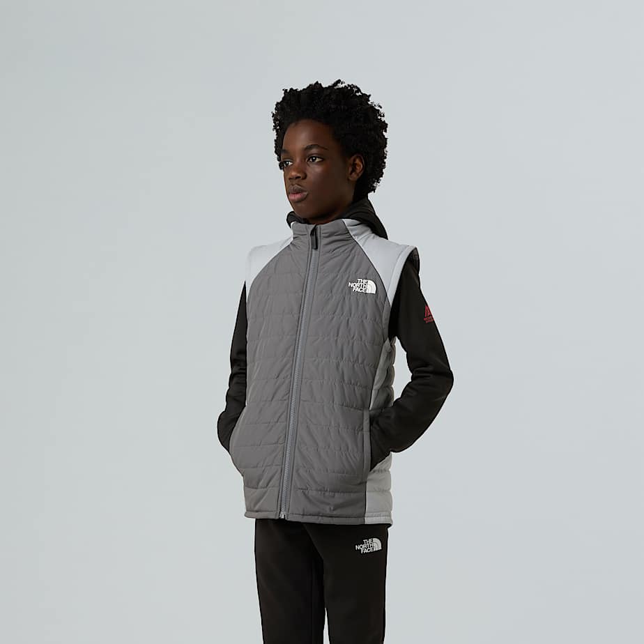 Boys Never Stop Synthetic Gilet TNF High Rise GreySmoked P ALT4