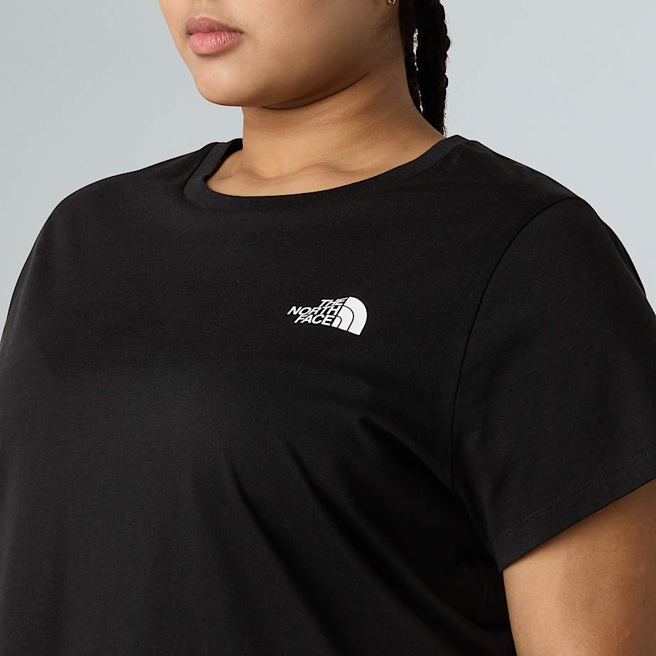 Plus Size Simple DomeTshirt voor dames TNF ALT7