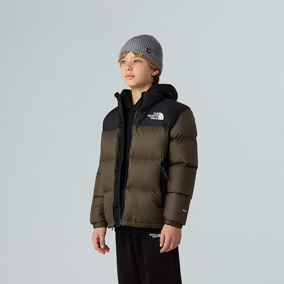 Teens 1996 Retro Nuptse Jacket TNF New Taupe Green ALT7