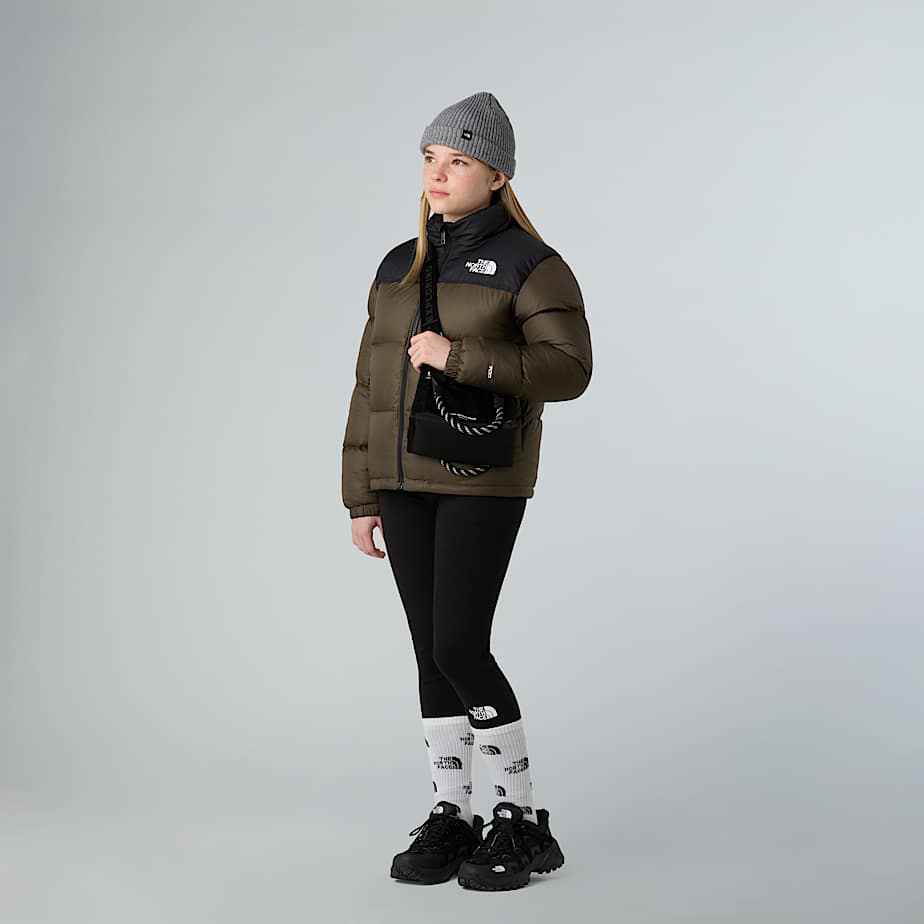 Teens 1996 Retro Nuptse Jacket TNF New Taupe Green ALT12