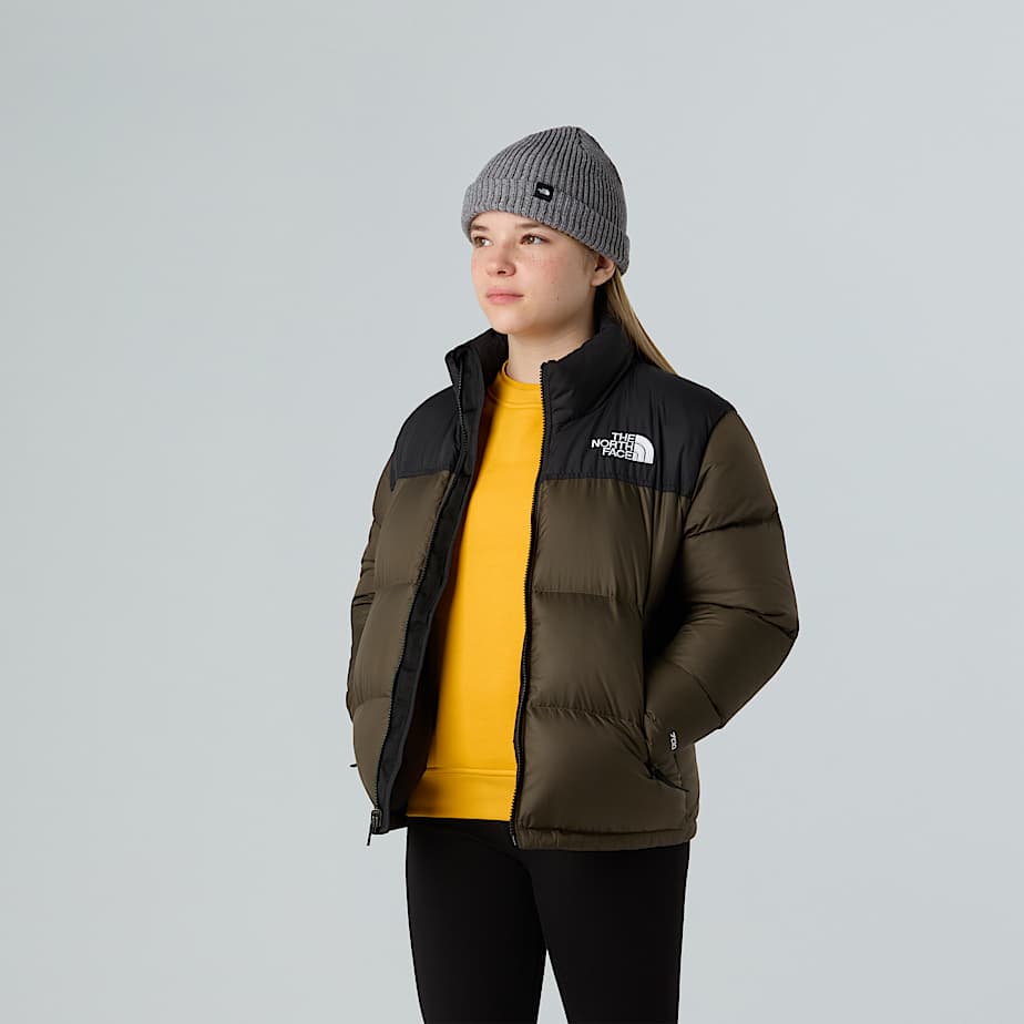Teens 1996 Retro Nuptse Jacket TNF New Taupe Green ALT14