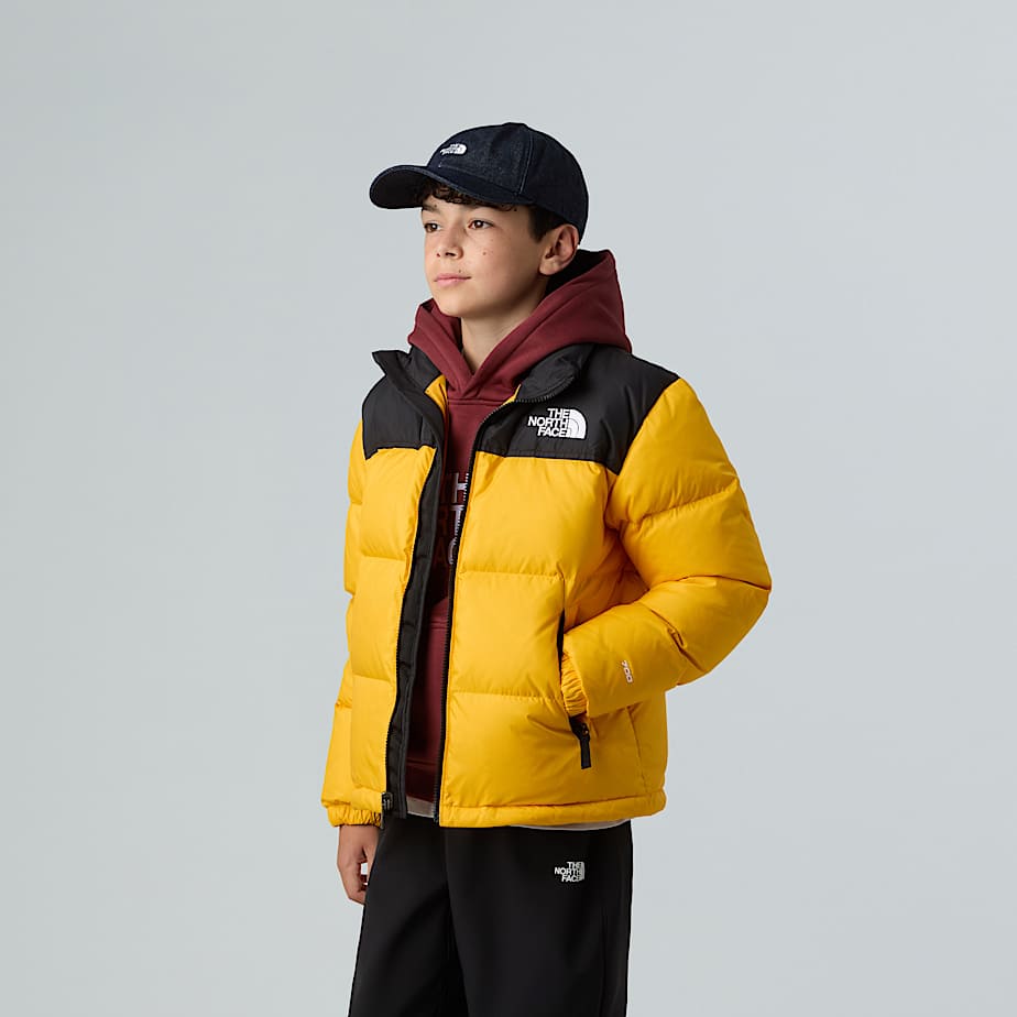 1996 Retro Nuptse Jacket Teen TNF Summit GoldRecycled Down ALT7