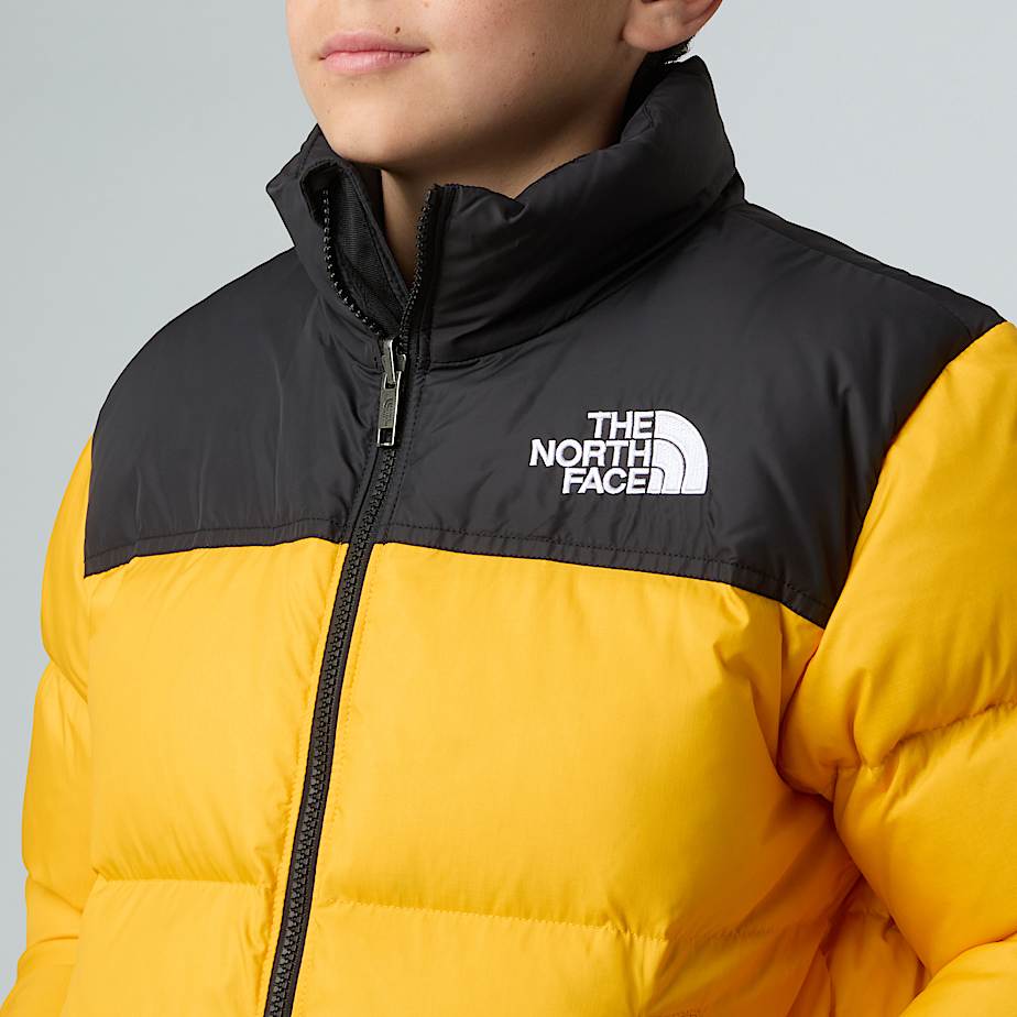 1996 Retro Nuptse Jacket Teen TNF Summit GoldRecycled Down ALT9