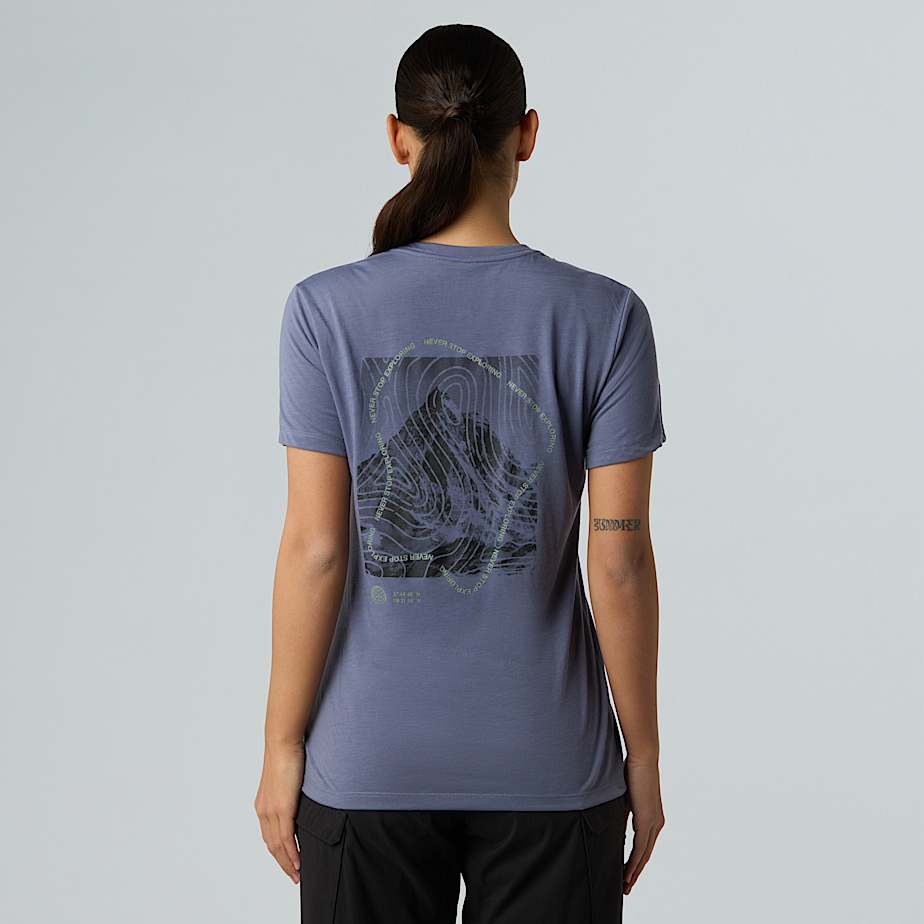 Camiseta con estampado grfico Foundation Half Dome para mujer TNF ALT4
