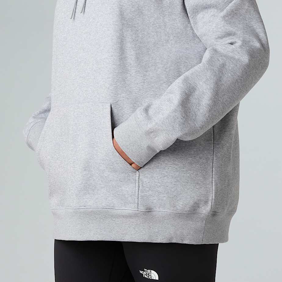 Womens Plus Size Essential Relaxed Hoodie TNF ALT8