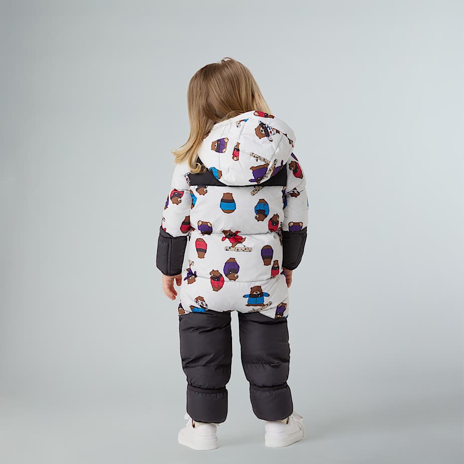 1996 Retro Nuptse Einteiler mit Aufdruck fr Babys TNF ALT11
