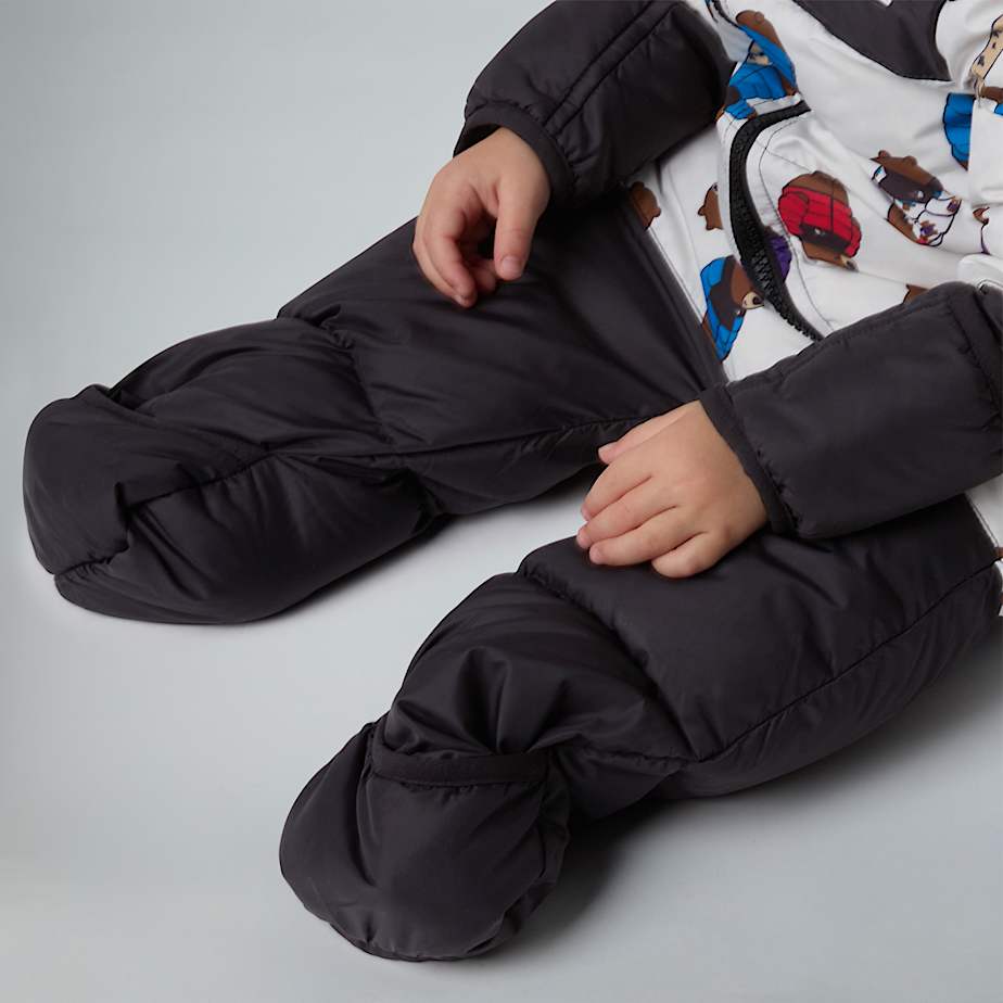 1996 Retro Nuptse Einteiler mit Aufdruck fr Babys TNF ALT9