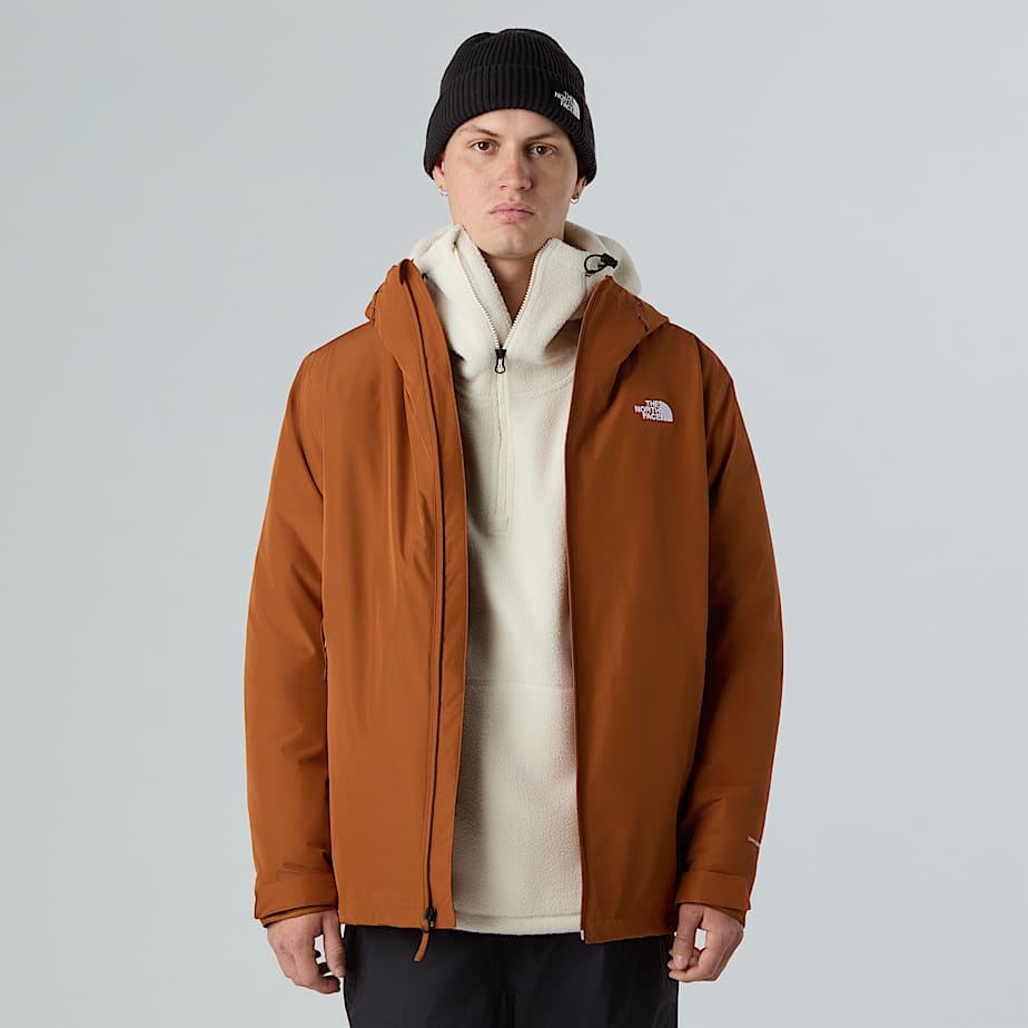 Mens Carto Mono Triclimate 3in1 Hooded Jacket TNF Burnt Umber ALT8