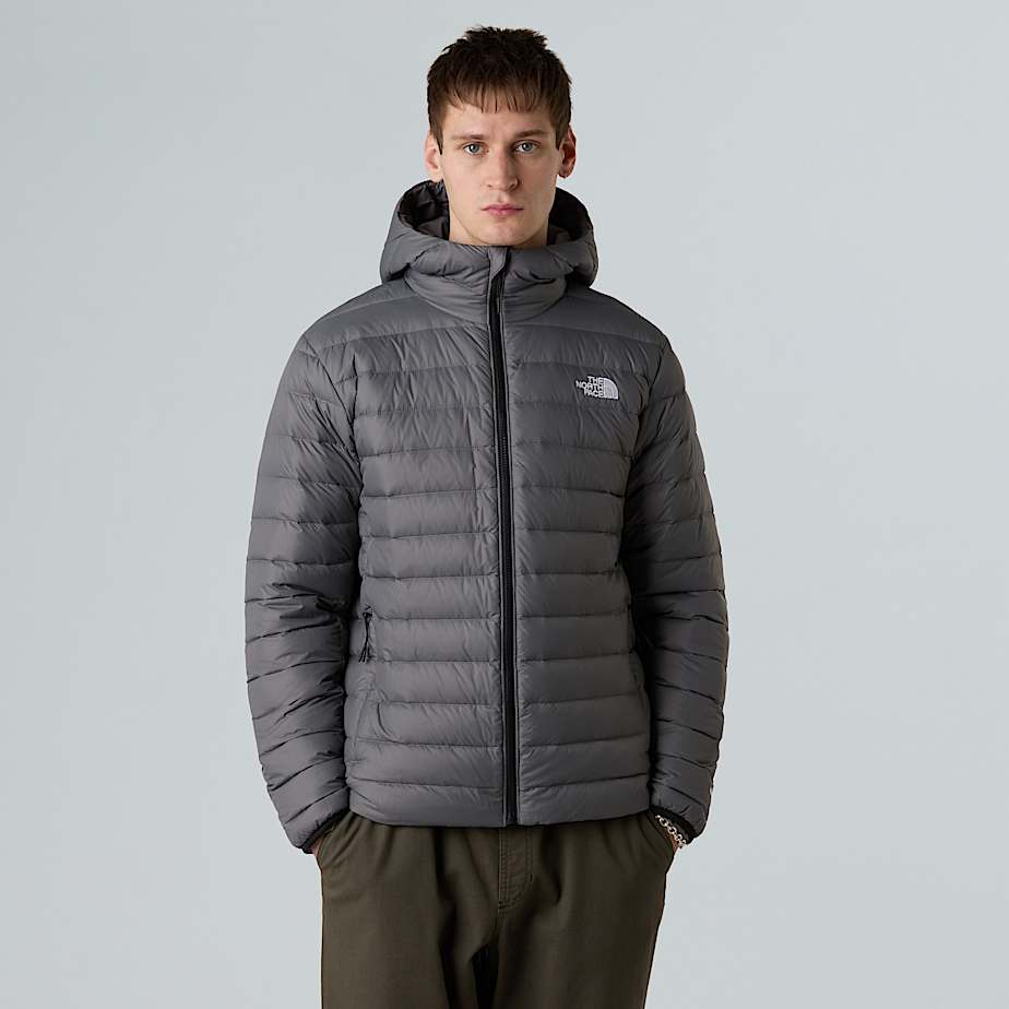 Mens Classic Down Hooded Jacket TNF ALT4