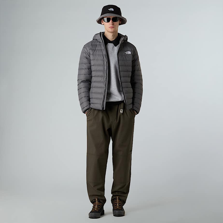 Mens Classic Down Hooded Jacket TNF ALT5