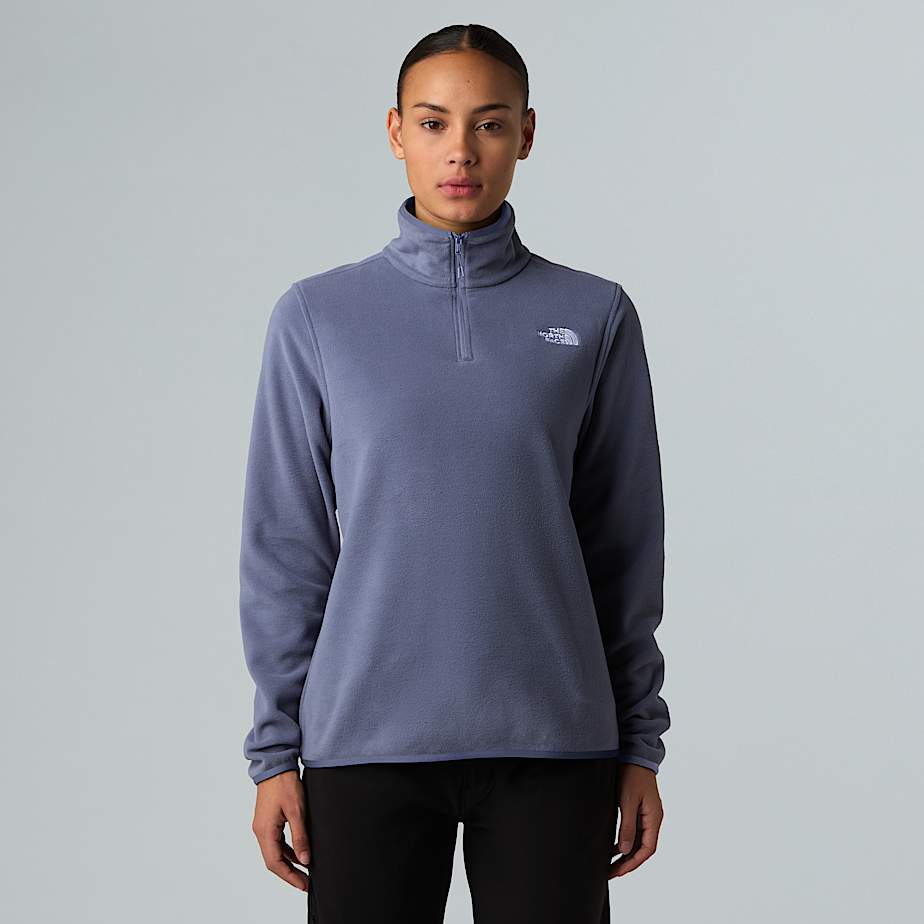 Glacierfleece met kwartrits voor dames TNF ALT4