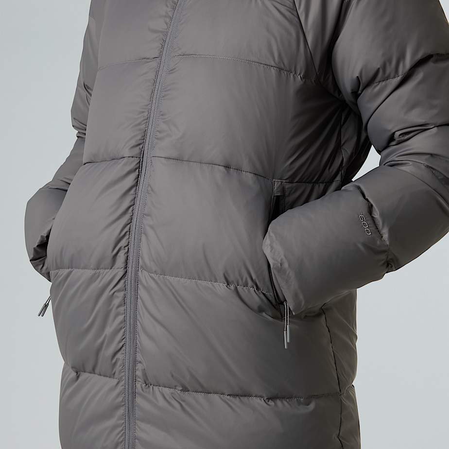 Hydrenalite City lange donsparka met capuchon voor dames TNF ALT10