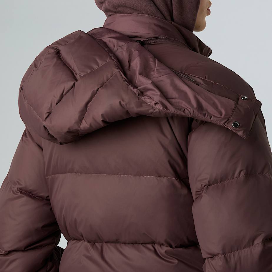 Parka longue  capuche en duvet Hydrenalite City pour femme TNF Tawny Quartz ALT9