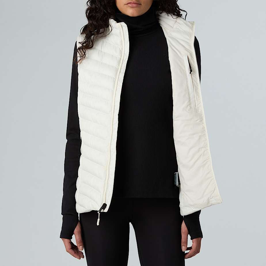 Womens Huila Synthetic Insulation Gilet TNF White Dune ALT10