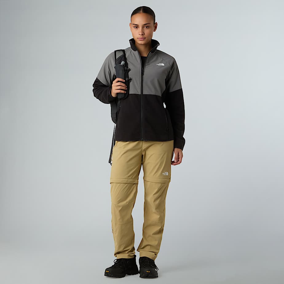 Forro polar de peso grueso con cremallera integral Glacier para mujer TNF ALT5