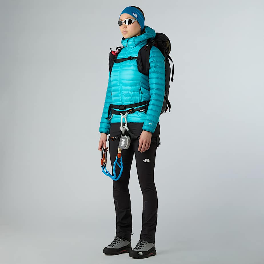 Casaco com capuz e penugem de ganso Bettaforca para mulher TNF ALT9