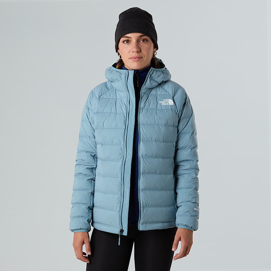 Abseil Stretch Down Hooded Jacket W TNF Shallow Blue ALT7