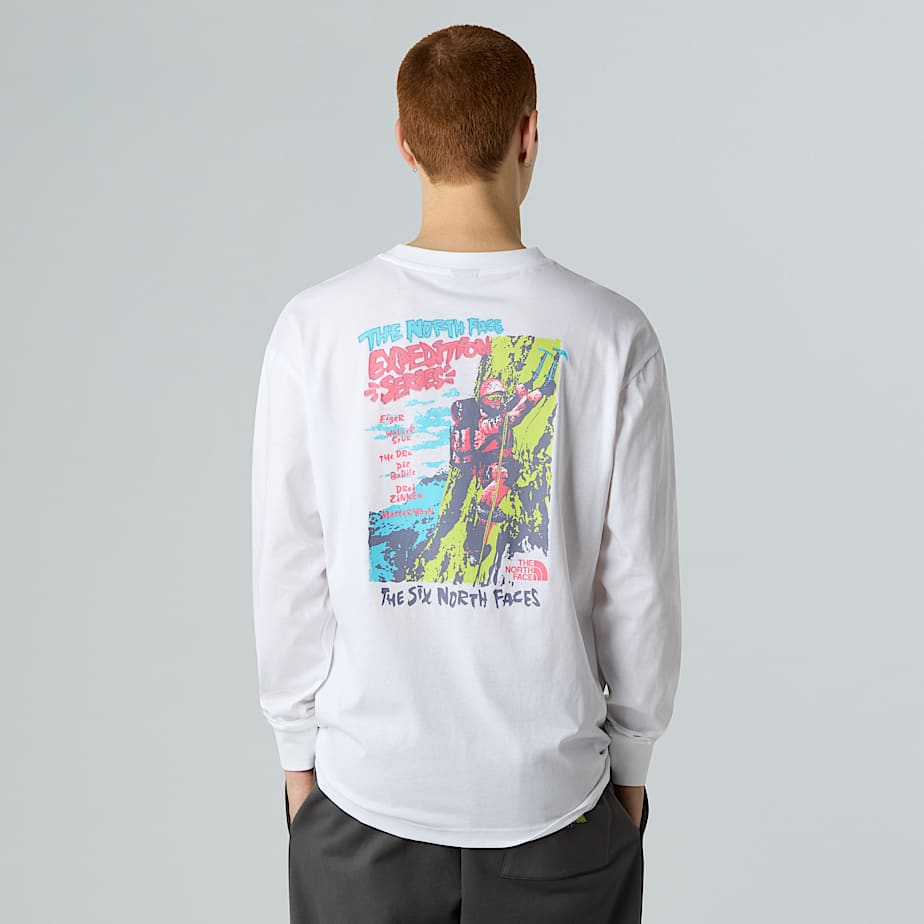 Expedition Celebration LangarmShirt in Oversize in Unisex TNF ALT4