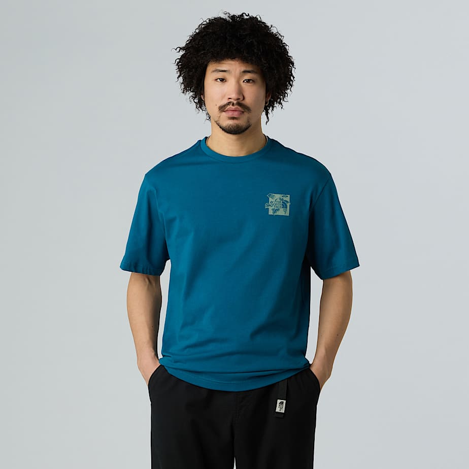 Connect relaxt geschnittenes TShirt mit Grafik in Unisex TNF ALT5