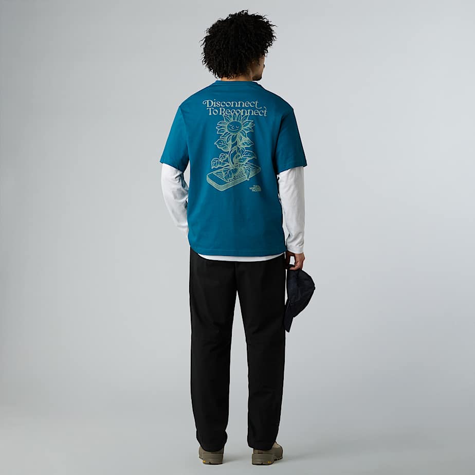 Connect relaxt geschnittenes TShirt mit Grafik in Unisex TNF ALT6