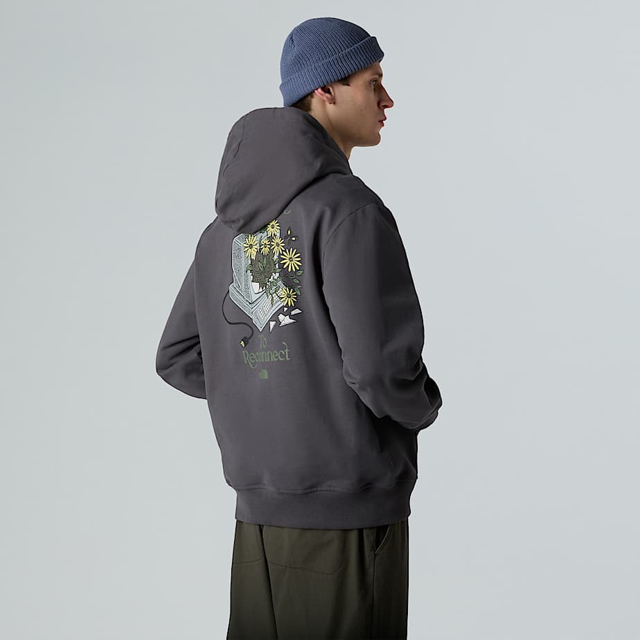 Luna bluza z kapturem i grafik unisex Connect TNF ALT4