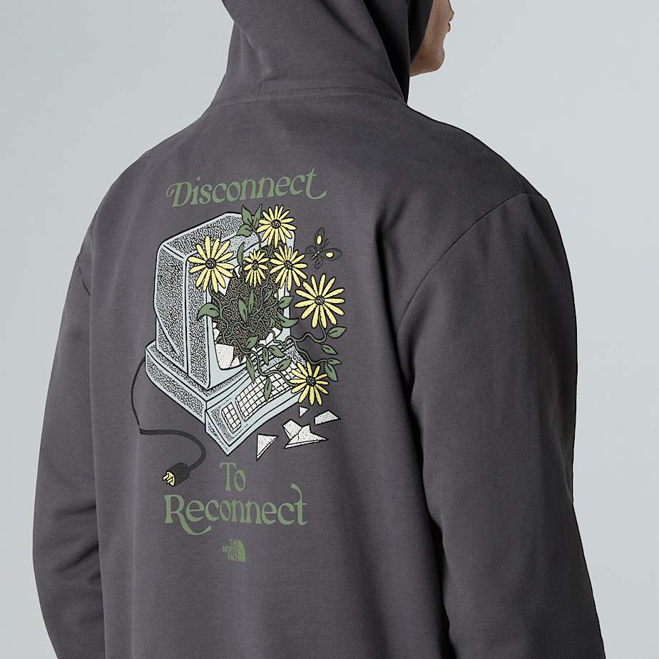 Luna bluza z kapturem i grafik unisex Connect TNF ALT8