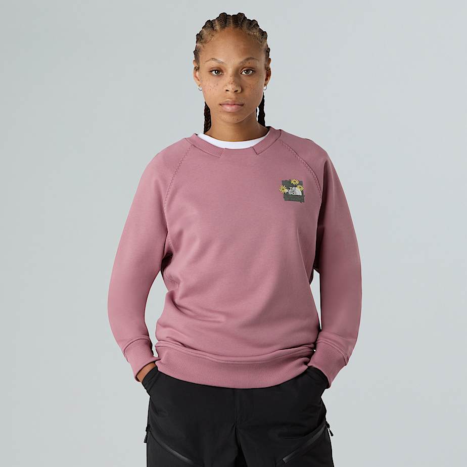 Connect Relaxed Graphic Sweatshirt W TNF ALT5