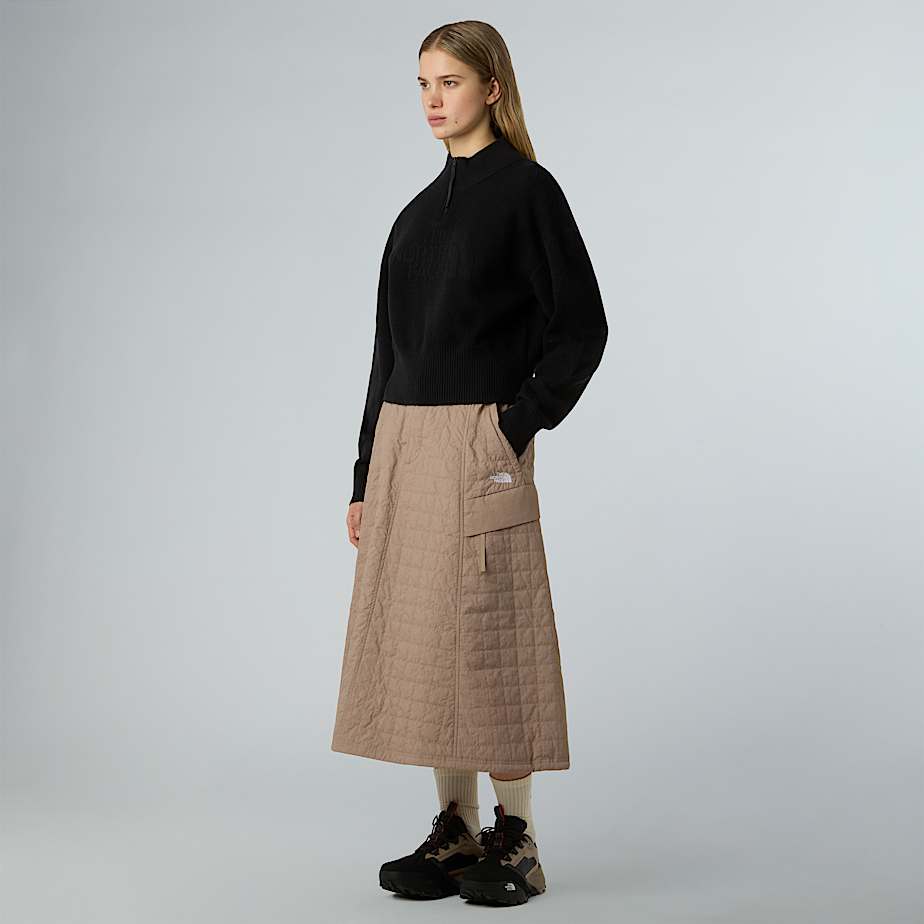 Sudadera con media cremallera y logotipo para mujer TNF ALT5