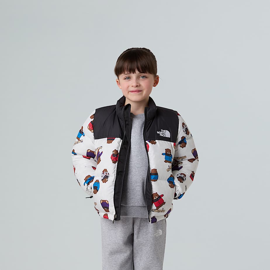 1996 Retro Nuptse Jacke mit Aufdruck fr Kinder TNF ALT14
