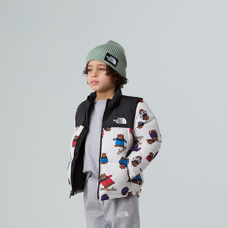 1996 Retro Nuptse Jacke mit Aufdruck fr Kinder TNF ALT7