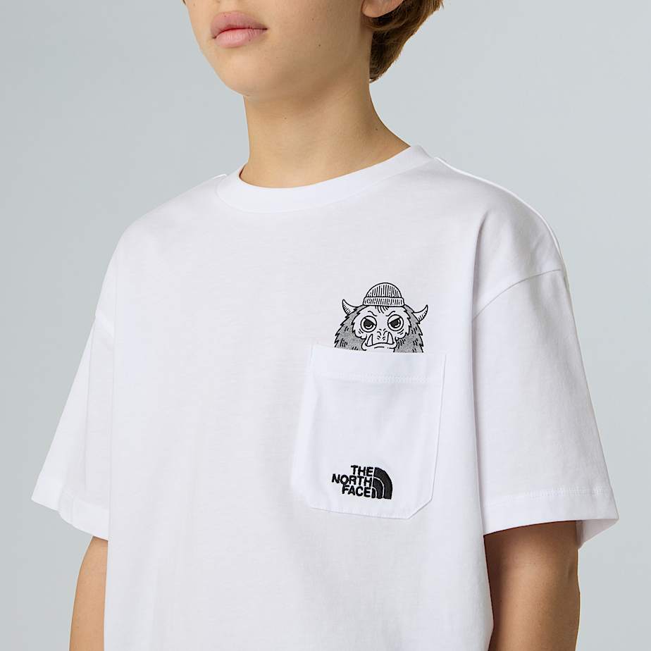 Velk triko s potiskem a kapsou Sports pro kluky TNF ALT7