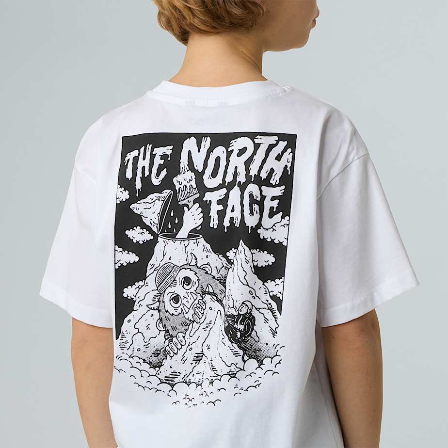 Velk triko s potiskem a kapsou Sports pro kluky TNF ALT8