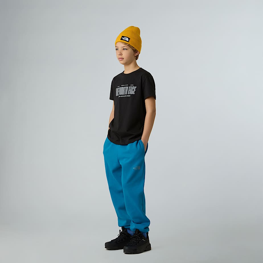 Tshirt Reflective Logo Relaxed da ragazzo TNF TNF Black ALT5