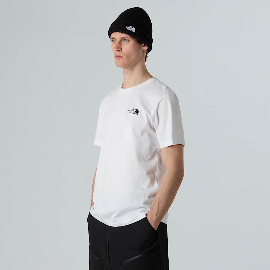 Mens Vertical Logo TShirt TNF ALT5