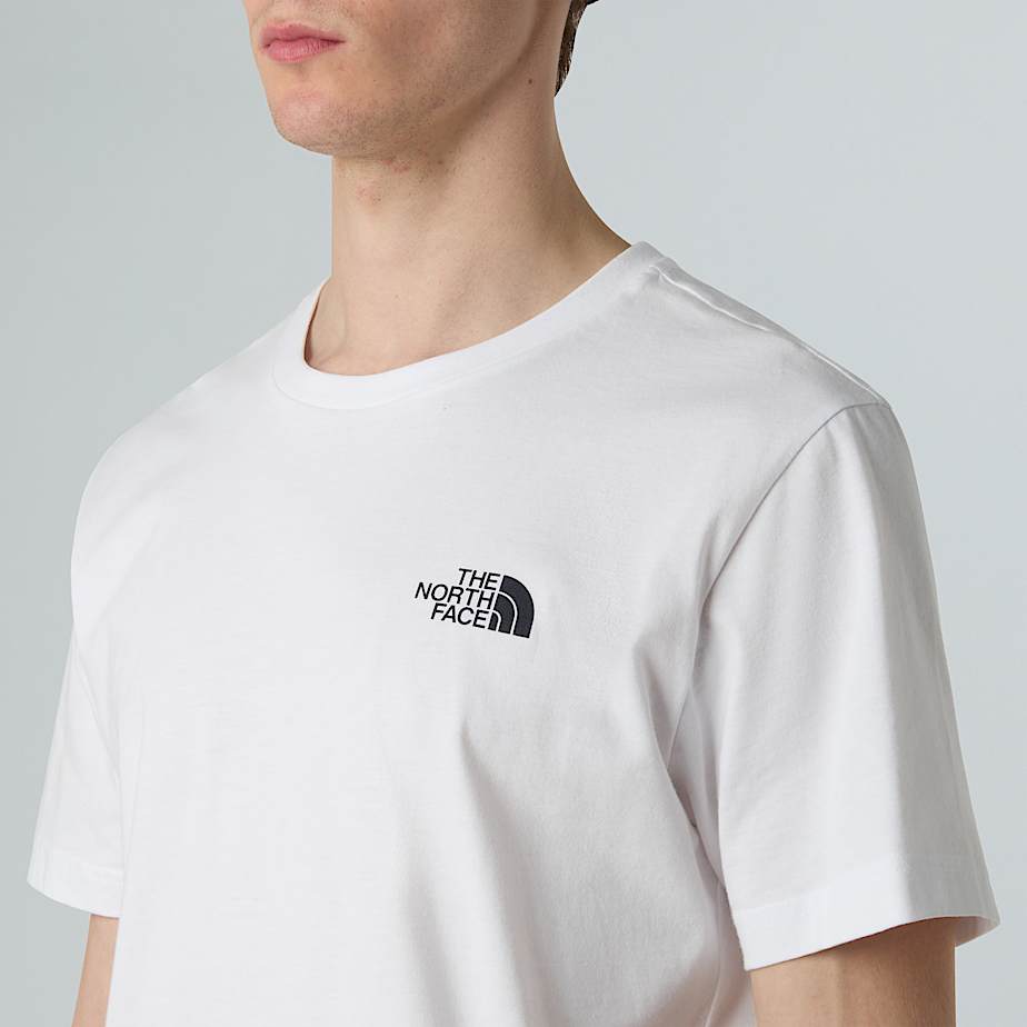 Mens Vertical Logo TShirt TNF ALT7