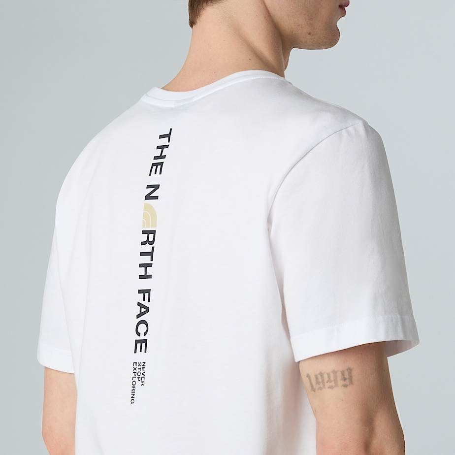 Mens Vertical Logo TShirt TNF ALT8