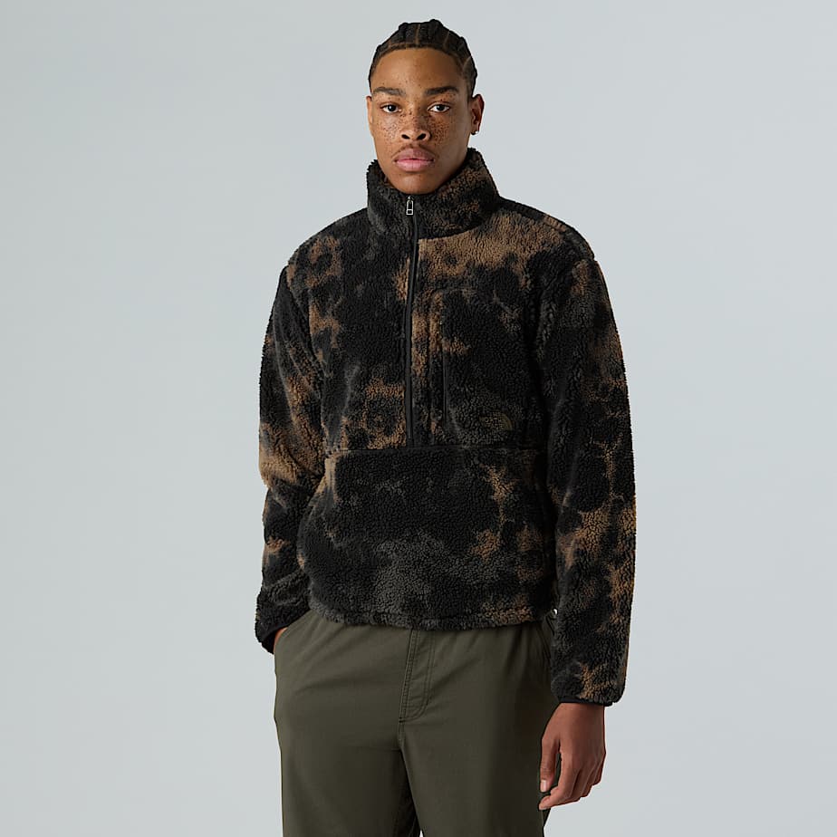Mens Extreme Pile Printed Pullover Fleece TNF ALT4