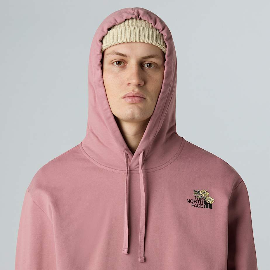 Sudadera holgada con capucha y estampado floral Dome unisex TNF ALT12