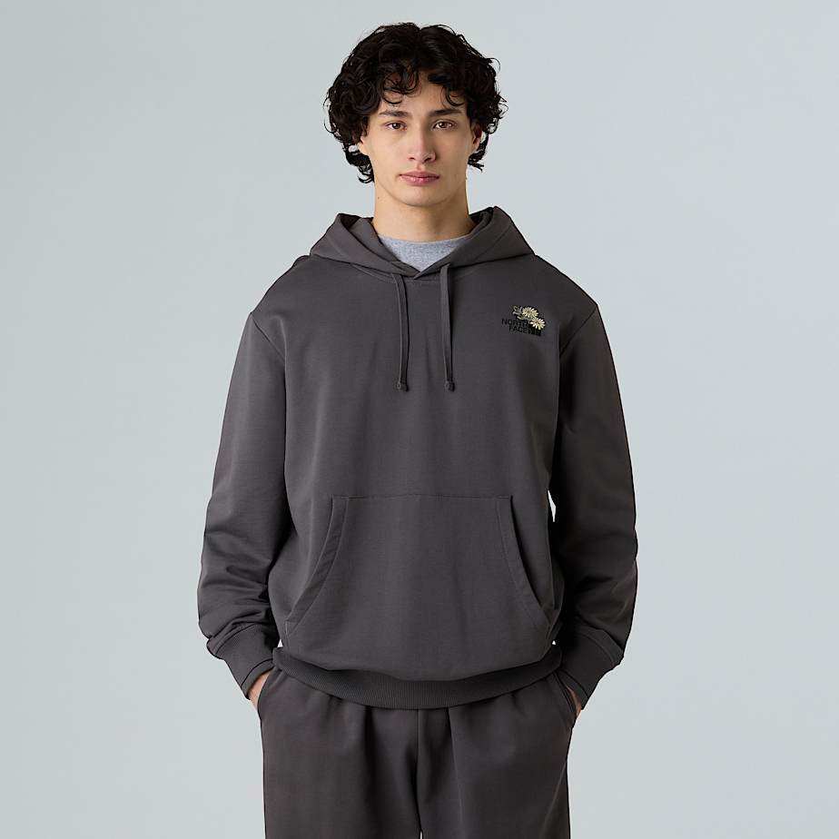 Dome Flower relaxt geschnittener Kapuzenpulli mit Grafik in Unisex TNF ALT4