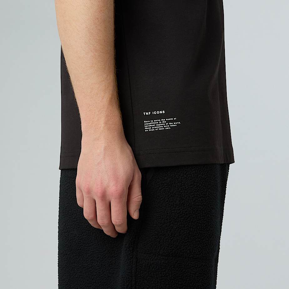 Icon Mountain Jacket relaxt geschnittenes TShirt in Unisex TNF ALT8