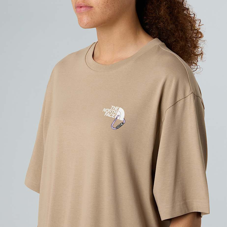 Explore Carabiner relaxt geschnittenes TShirt in Unisex TNF ALT12